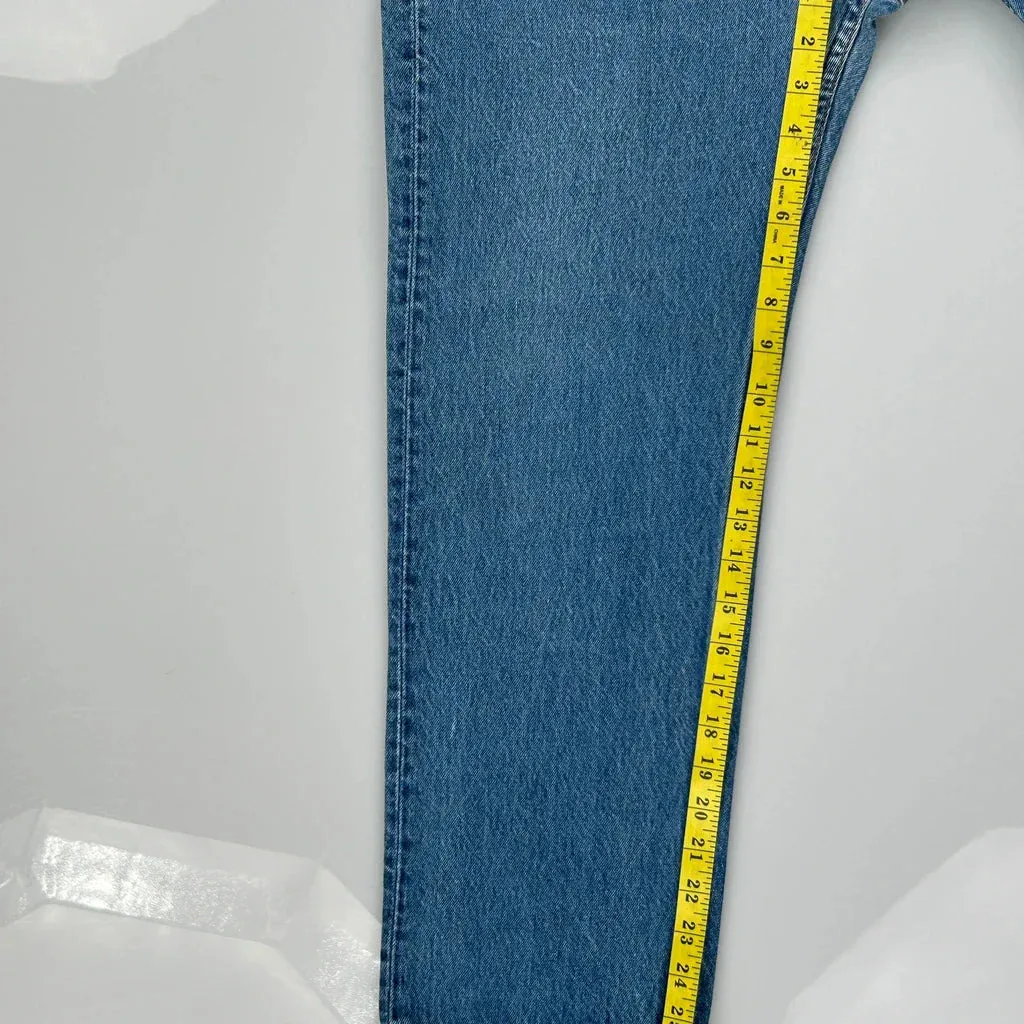 501 Levis Jeans - 32W 27L Blue Cotton