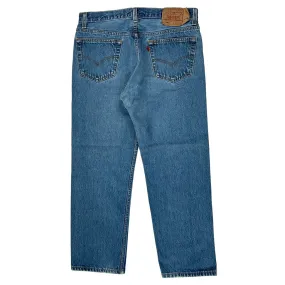 501 Levis Jeans - 32W 27L Blue Cotton
