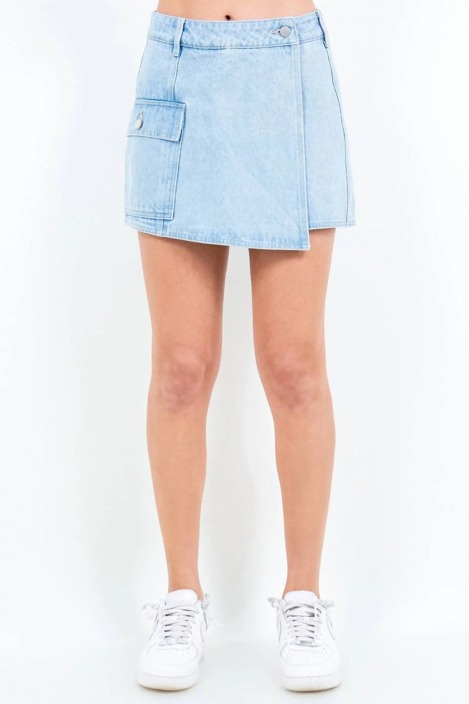 American Bazi - Chic Cargo Pocket Mini Skort