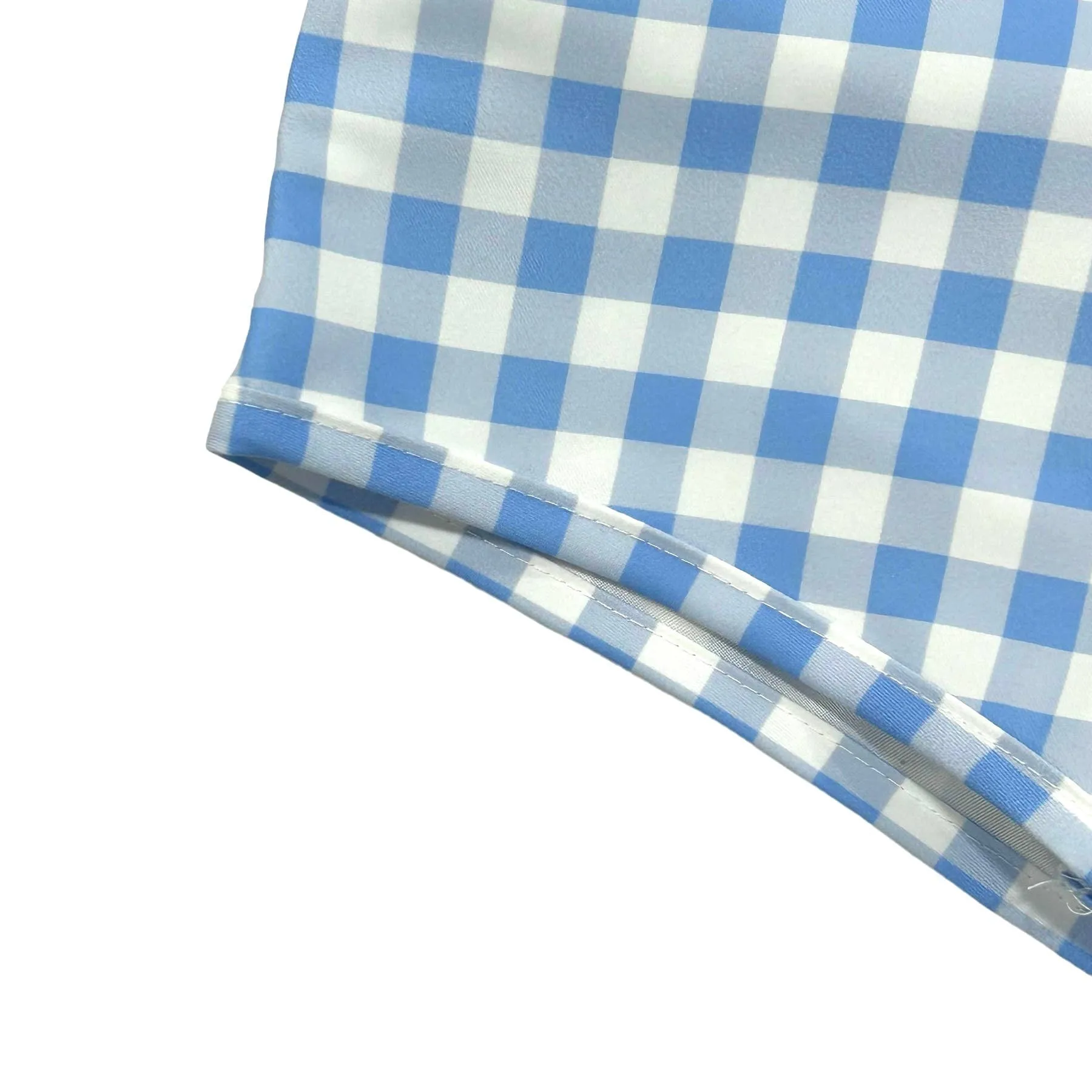 Blue Gingham - Swim Shorts