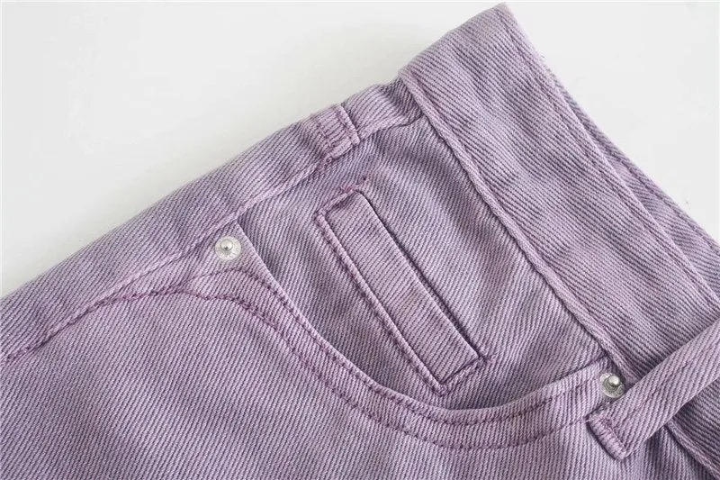 FRAYED HEM RIPPED DENIM SHORTS