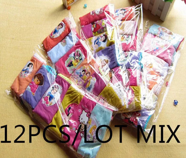 girl underwear girl briefs  kids girls underwear children underwear girls  pant children's pants   12pcs/lot