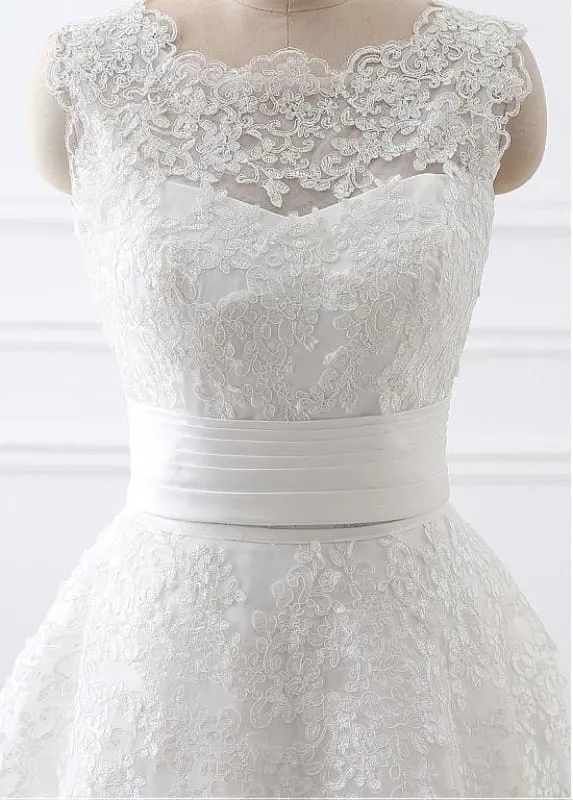 Gorgeous 2 in 1 Removable Skirt Wedding Dresses With Detachable Skirts