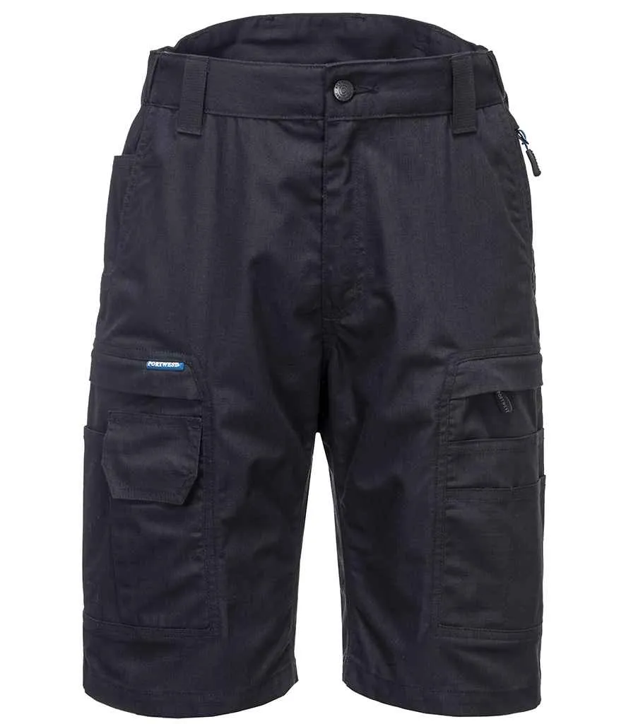 Portwest KX3™ Ripstop Shorts | Black