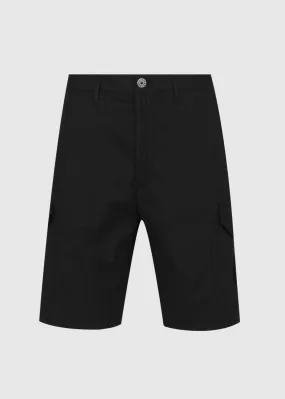 STONE ISLAND: CARGO SHORTS [BLACK]