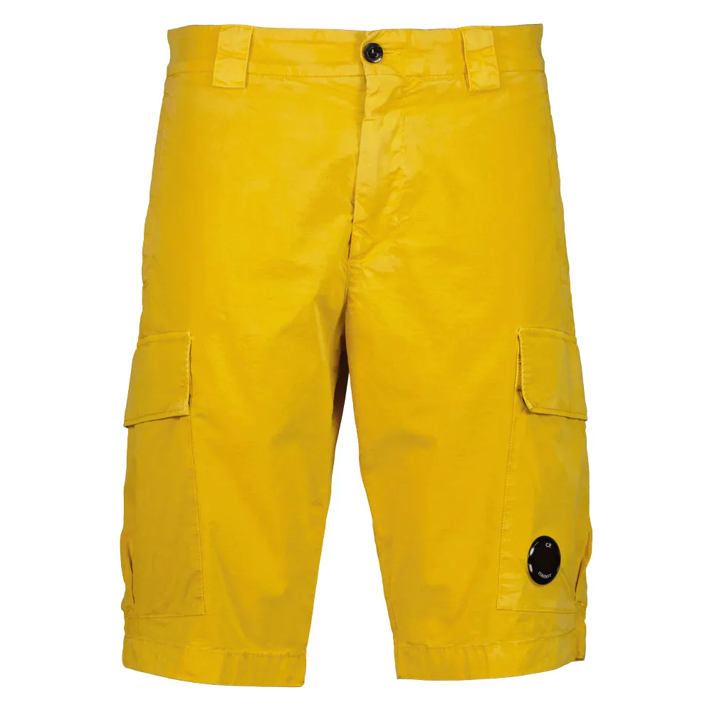 Stretch Twill Lens Cargo Shorts